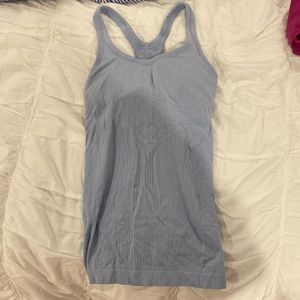 Ebb to street lululemon tank top linen blue size 2